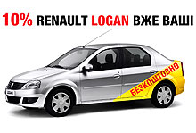   10% Renault Logan  !