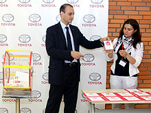В акции «Toyota Corolla в домашней комплектации» среди покупателей разыграли 128 000 грн.