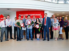 Тойота Центр Киев «Автосамит» торжественно поздравил победителей акции «Toyota Corolla в домашней комплектации»